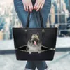 Customized Leather Tote Bags diy Bag Men Women Couples Holiday Gift customized pattern manufacturers direct sales price concessions 52939