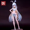 Fingerspielzeug 26cm Azur Lane Anime Figur Le Malin Bunny Mädchen PVC Sammlermodell Anime Toys Actionfigur Erwachsener Spielzeugpuppen Freund Geschenk Geschenk