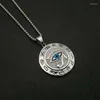 Pendentif Colliers L'oeil d'Horus Titanium Acier Antique Egypte Eagle Bijoux en acier inoxydable Collier cadeau en gros