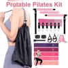 Weerstandsbanden Pilates Bar Kit met set Bodybuilding Elastiek voor Fitness Sport Trekkoord Stick Workout Band 231016