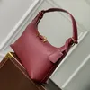 Designer bolsa de ombro luxo saco de compras 10a espelho qualidade sacola de couro genuíno axilas saco feminino hobo com caixa l250