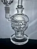 customized Laser Engraving Egg type hookah glass Swiss perc recycler water pipe oil drilling rig shower head filter full height 9.5 inches Give two free gifts