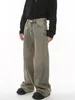 Men's Jeans SYUHGFA Baggy Harbor Style Worn Out Loose Wide Leg Denim Pants Chic Distressed Streetwear Vintage Male Trousers