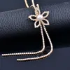 Pendentif Colliers SINLEERY Mode Ronde Gland Strass Long Collier Pour Femmes Pendentifs De Perles Et Accessoires De Mariage