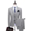 Costume classique 3 pièces pour hommes, grande taille, robe de mariée de luxe, coupe cintrée, smoking, Blazers249I, S-6XL