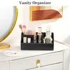 Tandborstehållare Tandborstehållare 5 SLOTS HESIN Electric Tandborste Tandkrämhållare Razor Lotion Stand Caddy Marble Stora kapacitet Badrum 231013