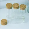 30 * 60mm 25ml Flacons en verre Bocaux Tube à essai avec bouchon en liège Bouteilles transparentes vides 50pcs / lotgood qté Rnrkh