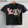 DSQ PHANTOM TURTLE T-shirts pour hommes T-shirts de créateurs pour hommes Noir Blanc Retour Cool T-shirt Hommes Été Mode Italienne Casual Stre257x