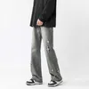 Neglective Winter Silver Fox Pantaloni con cinturino in peluche Moda da uomo American High Street Casual