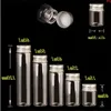 15 ml 25 ml 40 ml 50 ml 60 ml szklanych butelek Dekoracja rzemiosła Aluminium Lid Puste Wishing Słoiki 50pcs Good Qty ifiqi