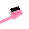 Brosse à bords Double face 3 en 1, brosses de contrôle des bords pour Salon de coiffure de bébé, peignes, outils de beauté ZZ