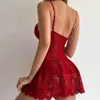 Sexy Pyjama Lingerie Porno Sleepwear For Sex Babydoll Transparent Lace Dress Clothes Plus Size 231017