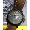 Paneri Watch Watches ZF-Factory Luxury Watch Men's Designer Men Automatisk klocka Swiss Movement Storlek 44mm läderband Business Wristwatch