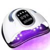 Nageltorkar Sun X10max UV LED -lampa för manikyr 280W gelpolsk torkmaskin med stor LCD -touch professionell smart torktumlare verktyg 231017