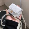 Cross Body 2023 Mini sac en cuir de luxe Col Camélia Sacs Losange Sac Perles Chainstylishhandbagsstore