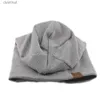 Bonnet/Crâne Casquettes Bonnet de mode pour hommes et femmes automne tricoté couleur unie Skullies bonnets printemps décontracté doux Turban chapeaux Hip Hop BeanieL231017