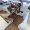 2001 bayliner 2655 plataforma de natação cockpit arco barco espuma eva almofada de piso de teca tapete de apoio adesivo seadek gatorstep estilo piso