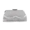 Kvällspåsar Tote Banquet Handväskor Diamond Studded Tassel Evening Bags Femme Wedding Purse Dress Beaded Party Clutch 231016