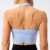 Yoga Outfit Women's Halter Sports Bra Bralette Crop Bras Top Womens Running