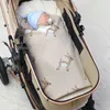 Täcken baby filtar stickade super mjuk född spädbarn bomull barnvagnsäng sovande täcker söta hjortar småbarn flickor pojkar soffa spjälsäng 231017
