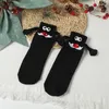 Frauen Socken 2 Paar Magnetische Kreative Lustige Schöne Hand In Strümpfe Puppe Auge Cuople Mode Reine Baumwolle Mitte Rohr