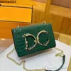 2023 New Street Fashion Cowhide Crocodile Crossbody Bag Single Shoulder Bag Flap Magnetic Buckle Bag