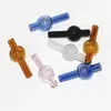 Spinning Glass Carb Cap round ball glass dome caps for XL thick Quartz thermal banger Nails water pipes, dab oil rigs