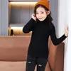 Pull Pulls d'hiver enfants bébé adolescents garçons pull filles col roulé épaissir chaud enfants vêtements veste pull 8 10 12 14 ans 231017