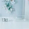 37*70*24mm 50ml Glass Bottles Aluminium Cap Transparent Clear Liquid Gift Candy Container Empty Wishing Jars 12pcsgood qty Cijkl