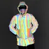 Männer Daunenparkas Bunte Reflektierende Lange Mantel Warme Winterjacken Männer Frauen Casual Parka Homme Schwarz Gepolstert Chaqueta De Los Hombres 231017