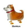 Autres fournitures de fête d'événement 4pcs / set ballons d'animaux de marche animaux de ferme pour animaux de compagnie pour fête d'anniversaire à thème girafe mouton cheval bébé douche décor 231017