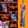 Halloween Speelgoed Buiten Halloween Decoratiestijl Hanger Clown Verpleegster Heks Spraakbesturing Elektrisch speelgoed Hangend Spook Horror Animatronic Prop 231016