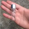 5ml 6ml 7ml 10ml 14ml Bottiglie di vetro artigianale Tappo a vite Coperchio in alluminio argento Vasetti vuoti Fiale 100 pezzi buona quantità Lmfkr