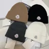 Cappelli dello stilista Berretto da uomo e da donna Autunno/inverno Cappello termico lavorato a maglia Sci Marca Cofano Plaid di alta qualità di alta qualità