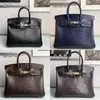 Krokodil Handtas Tote Leren Tas High-end American Gulf 25 30 35 Tas Handtas