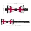 Bow Ties Polyester England bayrağı Bowtie Erkekler Moda Moda Sıradan Erkekler Cravat Neckwear Düğün Takımları Kravat