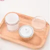 15 30 50G Pearl White Acrylic Airless Jar Round Cosmetic Cream Pump Packaging Bottle LX8995High Quantity Buehe Hbevb