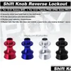 Car Styling Gear Shift Knob Reverse Lifter Up For Subaru Brz Ft86 Gt86 Sier Red Black Blue Pqy-Ska92 Drop Delivery