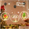 Christmas Decorations Led Suction Cup Hanging Lights With Design Window Decoration Festive Atmosphere Small Colored Drop Delivery Ho Dh5Tp