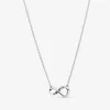 Collana in argento sterling 925 scintillante Infinity Collier, creazione di gioielli di moda per regali da donna338x