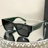 Designer zonnebril voor dames spiegelbeen LOGO ontwerp vierkant frame 6186 stijl bril sacoche heren zonnebril klassieke UV-bescherming nieuwe originele doos