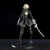 Konst och hantverk 27cm Nier Automata 2B Anime Figur Yorha No.2 Type B Action Figurer Samlingsbara PVC -figurdekorationer Modell Robot Toy Gifts 231017