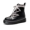 Дизайнерские ботинки Martins Snow Winter Doc Martens Dr Matins, классические кожаные оксфордские ботинки на платформе до щиколотки, уличные ботинки