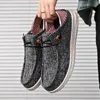 Sapatos de vestido masculino casual denim sapatos de lona vulcanizar sapatos moda estilo de luxo designer respirável homens tênis mocassins deslizamento ons 231017