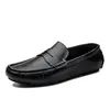 Klädskor äkta läder män loafers brun svart ko läder penny loafers vuxna kontor karriär mens skor moccasins körskor fritid 231017