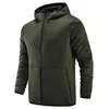 High Quality Zipper Casual Outdoor Long Sleeve Hooded Coat Custom Running Windbreaker Sports Yoga Jacket For Men 73231#