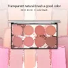 Blush 8 färger Miss Rose Palette Face Mineral Pigment Blusher Powder Professional Face Makeup Contour Shadow 231016