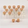 5ml garrafas de vidro com rolhas transparentes mini frascos frascos pequenos desejando 22*30*125mm 100pcs boa qty hdwrd