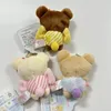 Porte-clés en peluche Rilakkuma bonbons peluche porte-clés Korilakkuma Chairoikogu drôle parc d'attractions Kawaii mignon femmes sac porte-clés porte-clés porte-clés 231016