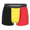 Flag Of Belgium Men's Boxer Briefs Belgian Humor Graphic Leggings Underpants2596